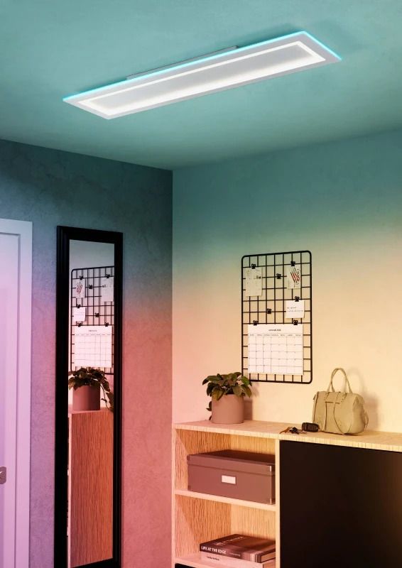 EGLO Plafondlamp Smart Padrogiano | 43.2W RGB 6000Lm | IP20 Dimbaar Zigbee | Wit