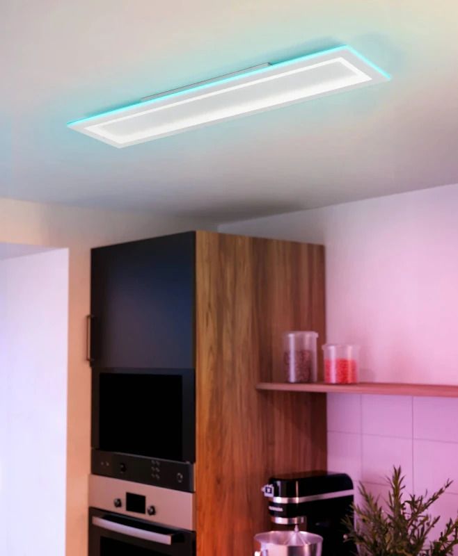EGLO Plafondlamp Smart Padrogiano | 43.2W RGB 6000Lm | IP20 Dimbaar Zigbee | Wit