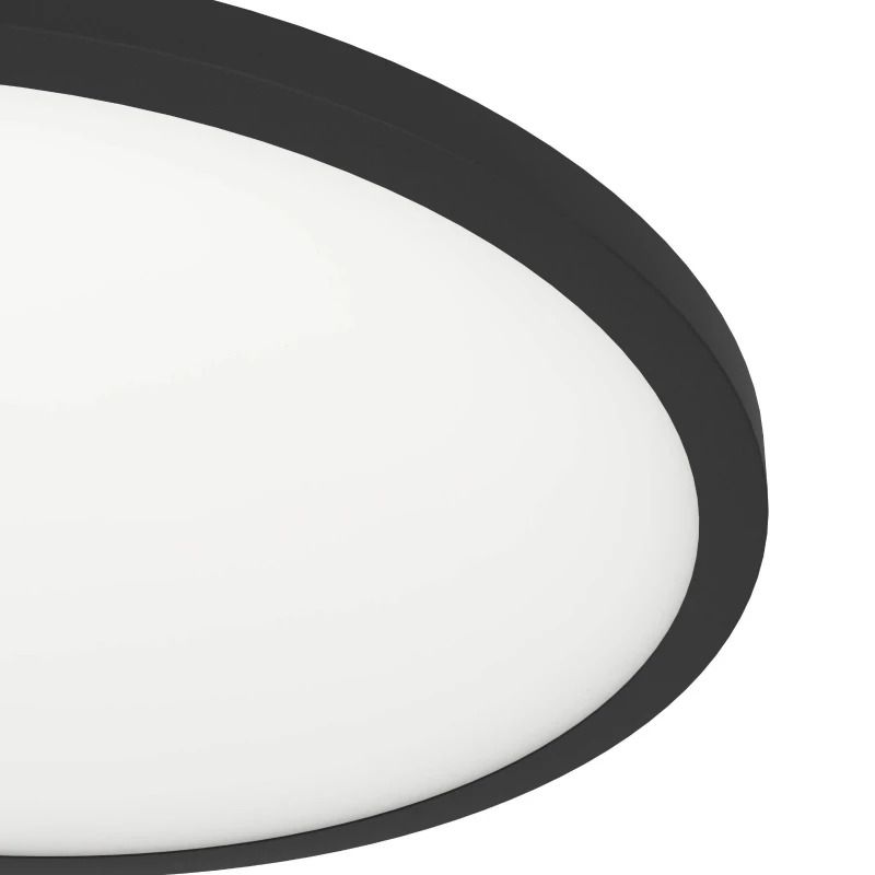 EGLO Plafondlamp Smart Sarsina | 33.5W 2700K/6500K 4300Lm | IP20 Dimbaar Zigbee | Zwart