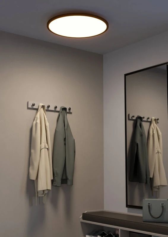 EGLO Plafondlamp Smart Sarsina | 41W 2700K/6500K 5800Lm | IP20 Dimbaar Zigbee | Zwart