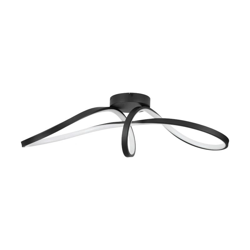 EGLO Plafondlamp Smart Calarossa | 22W RGB 2500Lm | IP20 Dimbaar Zigbee | Zwart/wit
