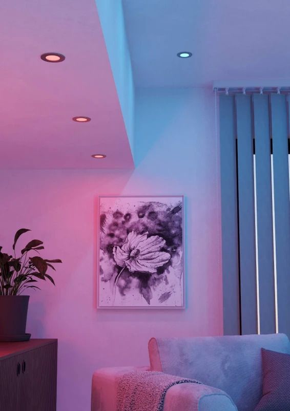 EGLO 3X LED Inbouwspot Smart Fueva 6 | 8.4W RGB 1020Lm | IP44 Dimbaar Zigbee | Rvs