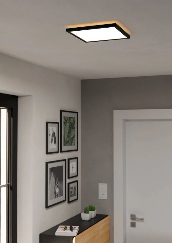 EGLO Plafondlamp Smart Rovito | 13.4W RGB 1780Lm | IP44 Dimbaar Zigbee | Zwart
