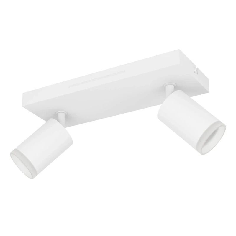 EGLO Plafondspot 2X Smart Melitello | 7.4W RGB 1100Lm | IP20 Dimbaar Zigbee | Wit
