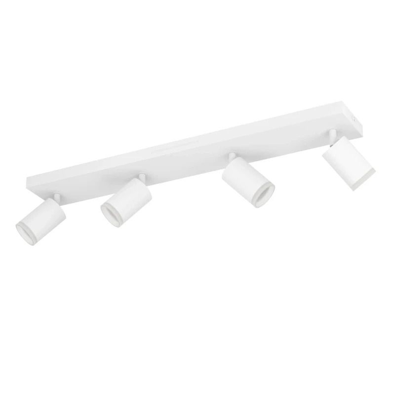 EGLO Plafondspot 4X Smart Melitello | 14.8W RGB 2200Lm | IP20 Dimbaar Zigbee | Wit