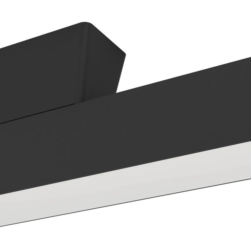 EGLO Plafondlamp Smart Simolaris | 35W RGB 4200Lm | IP20 Dimbaar Zigbee | Zwart/wit