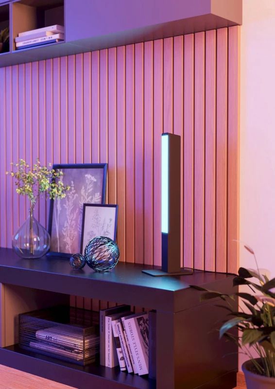 EGLO LED Vloerlamp Smart Simolaris | 16W RGB 1900Lm | Dimbaar Zigbee | Zwart/wit