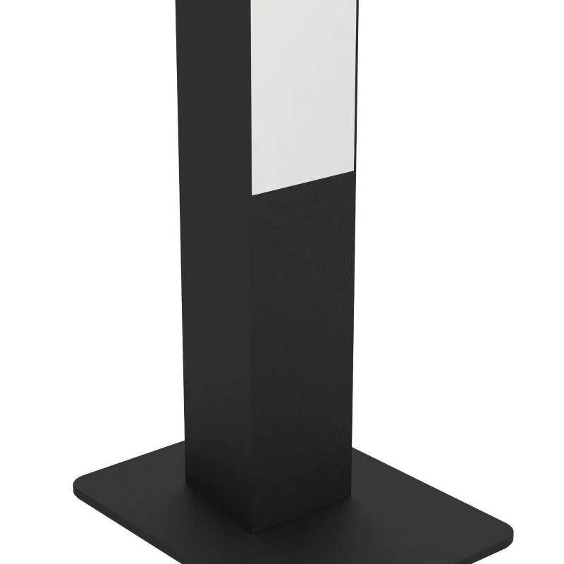 EGLO LED Vloerlamp Smart Simolaris | 16W RGB 1900Lm | Dimbaar Zigbee | Zwart/wit