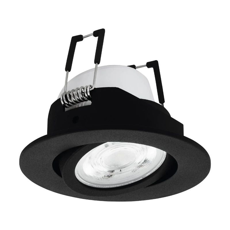 EGLO LED Inbouwspot Smart Saliceto | 4.7W RGB 345Lm | IP44 Dimbaar Zigbee | Zwart