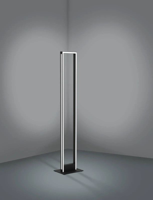 EGLO LED Vloerlamp Smart Salvilanas | 33W 2700K/6500K 4300Lm | Dimbaar Zigbee | Zwart