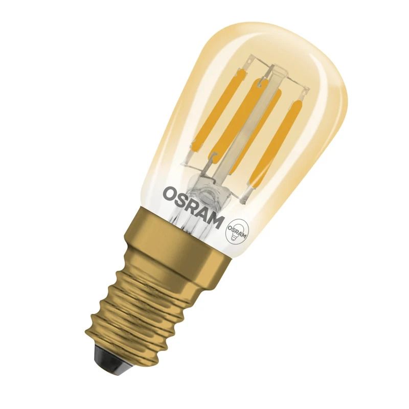 Osram E14 LED Kaarslamp | 2.8W Goud 2200K 220V/240V 822 250Lm | 320° Dimbaar