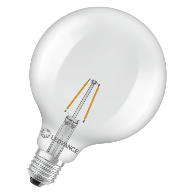 Ledvance E27 LED Globelamp | 1.8W 2700K 220V/240V 827 250Lm | 300° Ø125mm