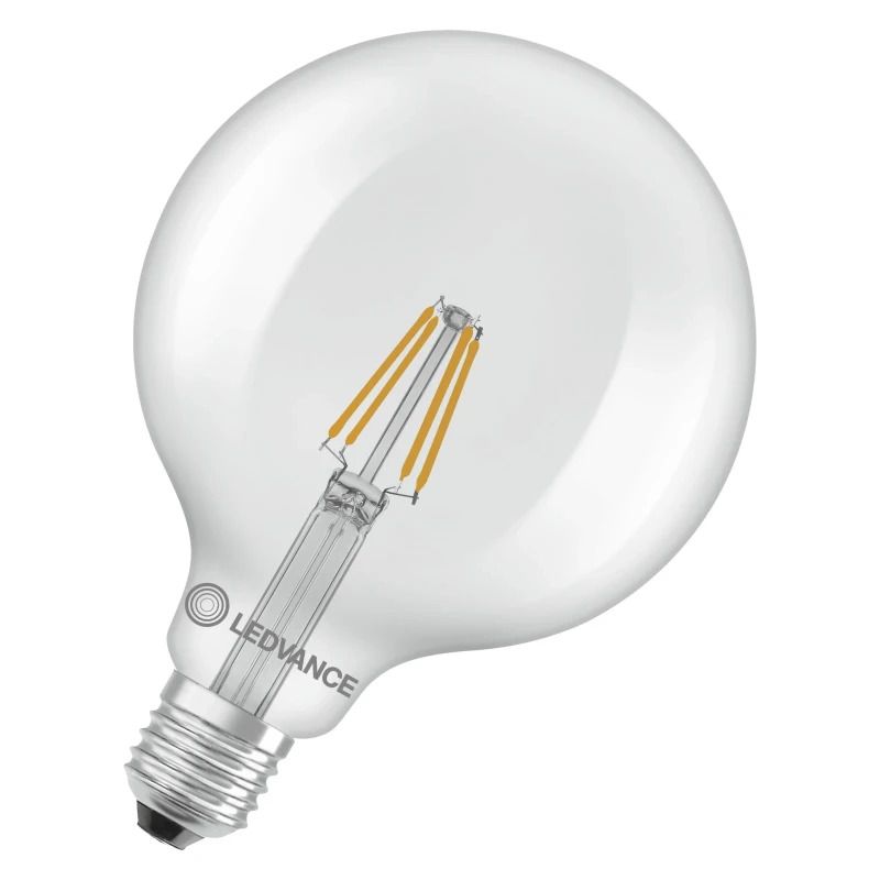 Ledvance E27 LED Globelamp | 3.4W 2700K 220V/240V 827 470Lm | 300° Ø125mm