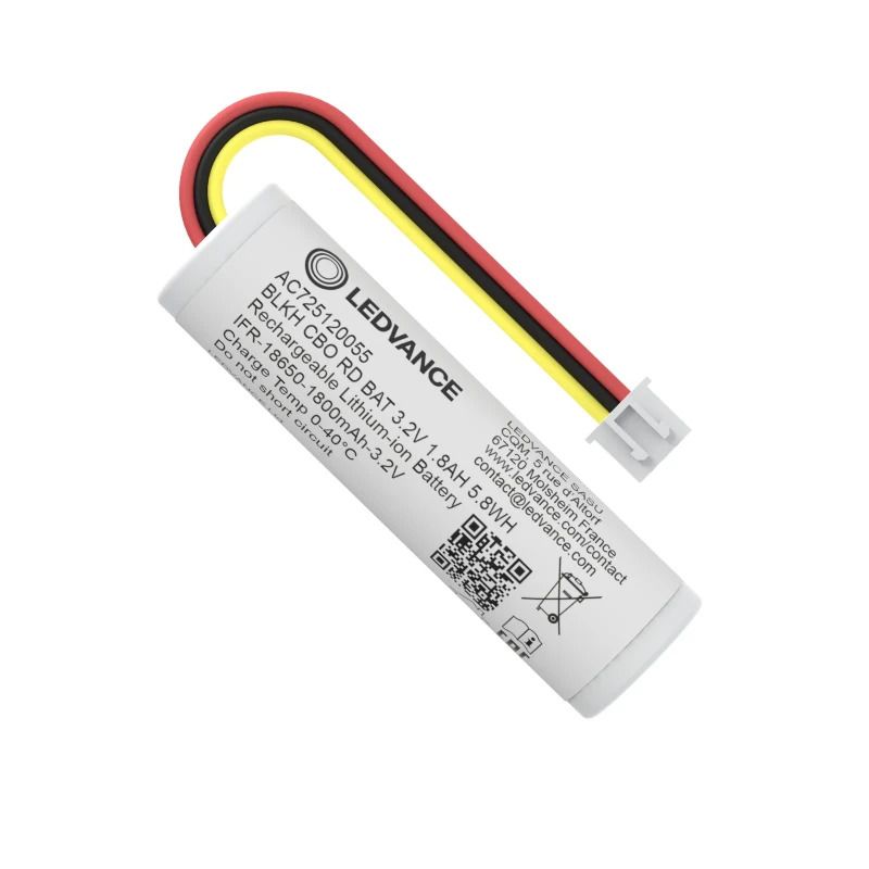 Ledvance Elektrisch Onderdeel | BULKHEAD COMBO ROUND BATTERY BAT 3.2V 1.8Ah 5.8Wh