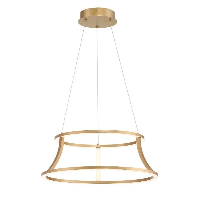 Eurofase LED Kroonluchter | 54W 3000K 830 | Brushed Gold