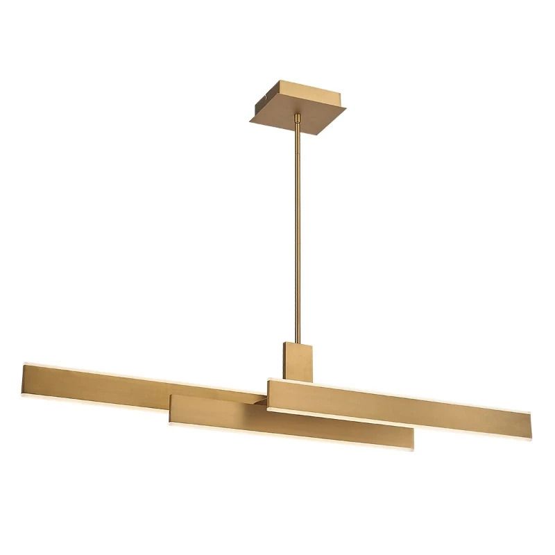 Eurofase LED Hanglamp Cameno | 74W 3000K 830 | Brushed Gold