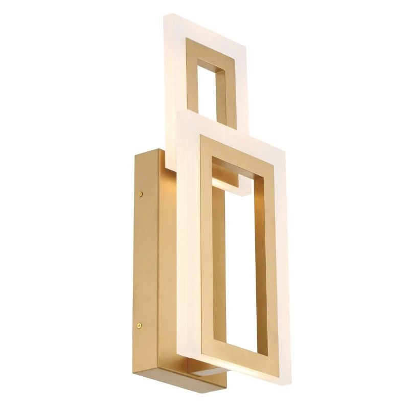 Eurofase LED Wandlamp Inizio | 20W 3000K 930 | Brushed Gold