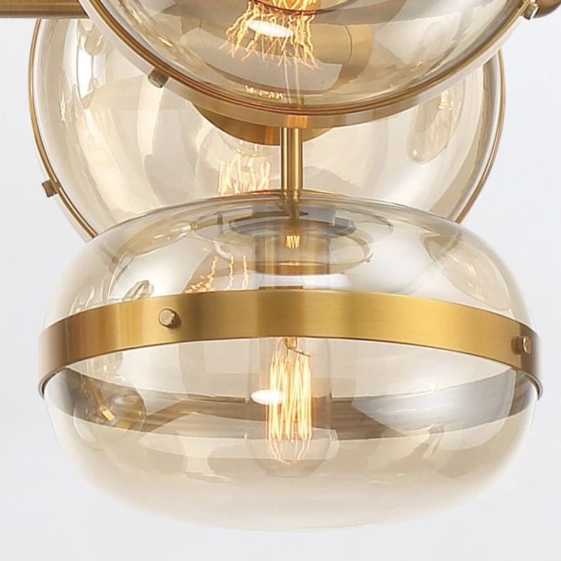 Eurofase LED Hanglamp Nottingham | 10X E27 Max 40W | Antique Brass