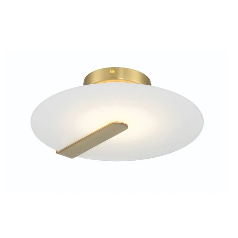 Eurofase LED Plafondlamp Nuvola | 14W 3000K 930 | Brushed Gold