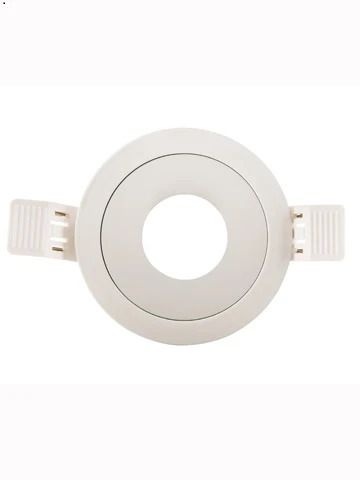 Interlight Frames MR16 GU10 | MR16 hotel frame 90mm rond klein wit RAL9016 IP20