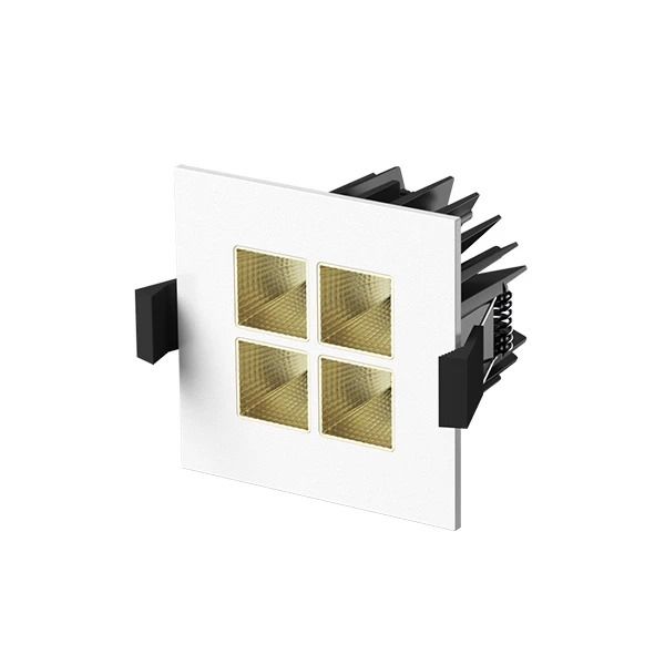 Interlight LED Downlighter Ø68/75mm | 7W 2550K 610Lm | 825 IP20 | Four Square
