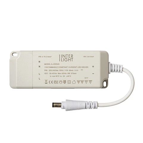 Interlight LED Driver | 250mA 11W 30V/40V | Dimbaar IP20