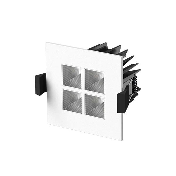 Interlight LED Downlighter Ø68/75mm | 7W 2700K 600Lm | 827 IP20 | Four Square