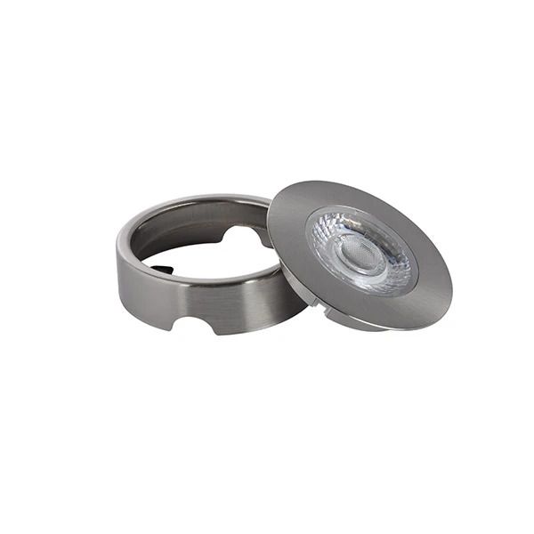 Interlight Cabiled Downlight opbouwring | opbouwring geborsteld chroom