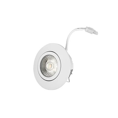 Interlight LED Downlighter Ø88mm | 6W 2000K/2700K 434Lm | 920/927 IP44 Dimbaar | Luchtdicht IP44