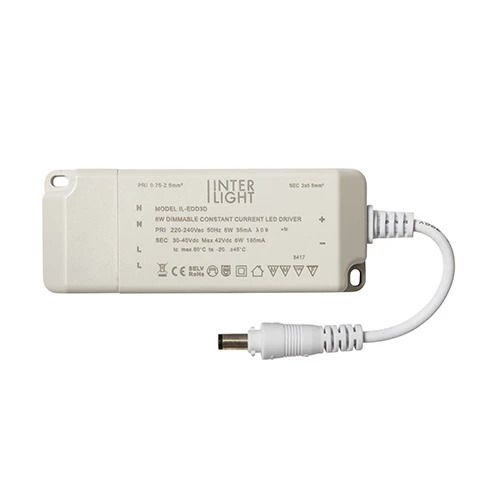 Interlight LED Driver | 180mA 8W 30V/40V | Dimbaar IP20