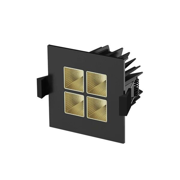 Interlight LED Downlighter Ø68/75mm | 7W 2550K 610Lm | 825 IP20 | Four Square