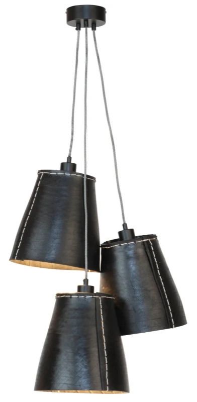 Good&Mojo LED Hanglamp Amazon | 3X E27 Max 40W | Black