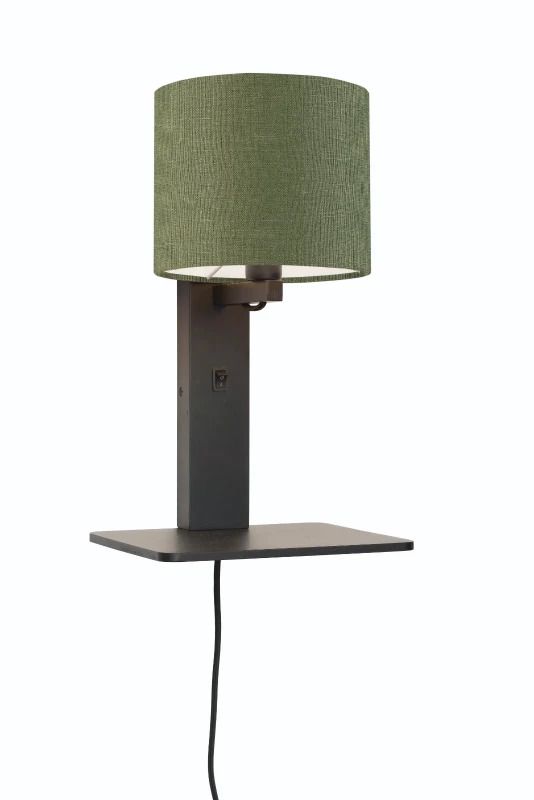 Good&Mojo Bamboe LED Wandlamp Andes | 1X E14 Max 40W | Green Forest
