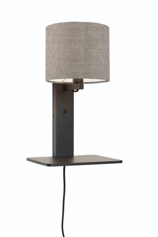 Good&Mojo Bamboe LED Wandlamp Andes | 1X E14 Max 40W | Dark Linen