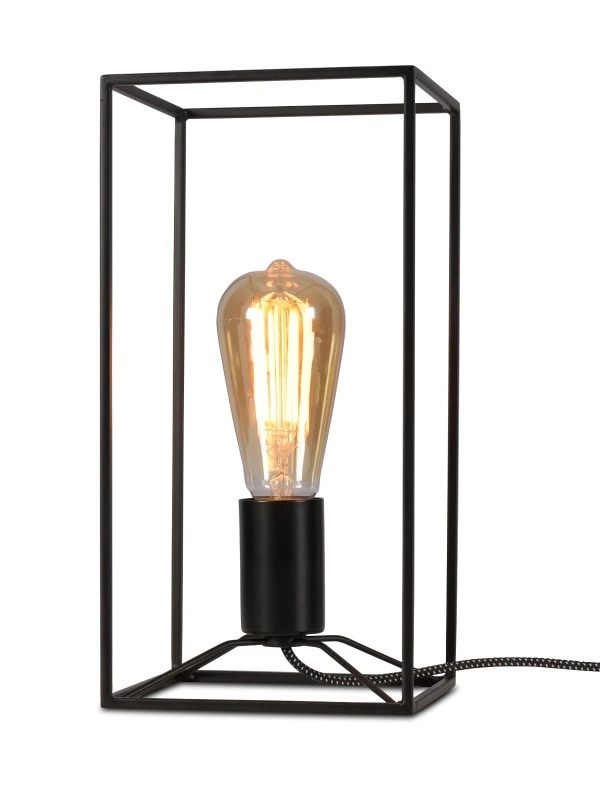 it's about RoMi LED Tafellamp Antwerp | 1X E27 Max 60W | Black