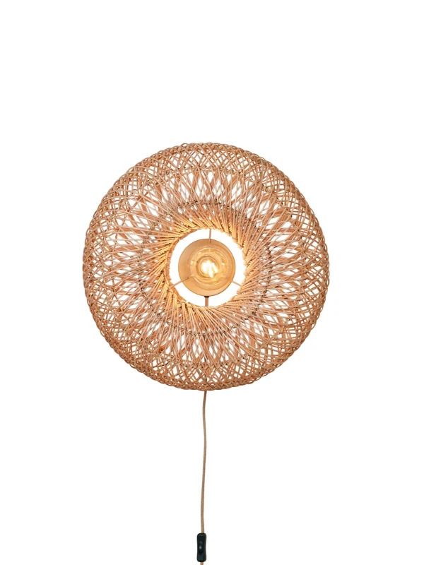 Good&Mojo LED Wandlamp Arizona | 1X E27 Max 60W | Pure Natural