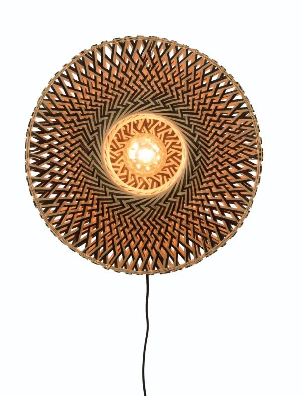 Good&Mojo Bamboe LED Wandlamp Bali | 1X E27 Max 60W | Natural/Black