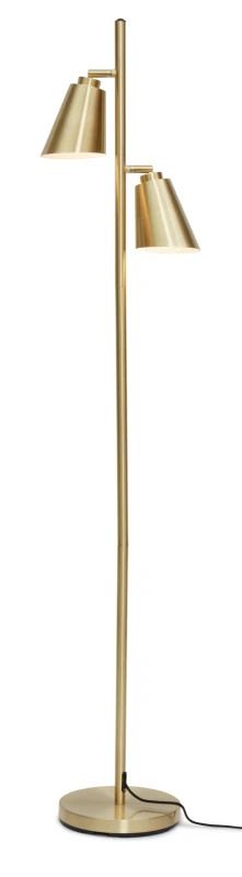it's about RoMi LED Staande Lamp Bremen | 2X E27 Max 40W | Gold