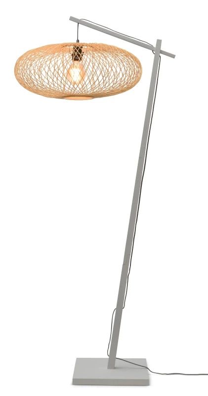 Good&Mojo Bamboe LED Staande Lamp Cango | 1X E27 Max 60W | White/Natural