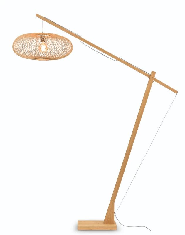 Good&Mojo Bamboe LED Staande Lamp Cango | 1X E27 Max 60W | Naturel