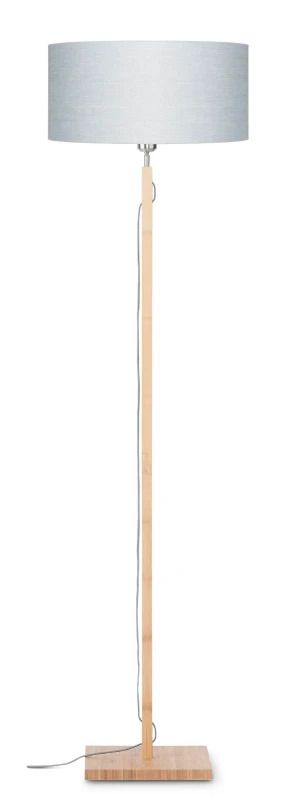 Good&Mojo Bamboe LED Staande Lamp Fuji | 1X E27 Max 60W | Light Grey