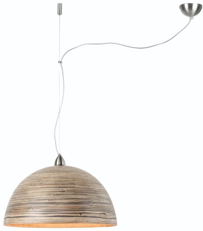 Good&Mojo Bamboe LED Hanglamp Halong | 1X E27 Max 60W | Dark Natural
