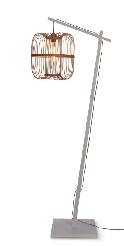 Good&Mojo Bamboe LED Staande Lamp Hokkaido | 1X E27 Max 60W | White/Natural