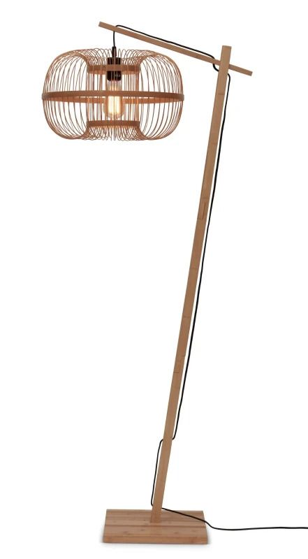 Good&Mojo Bamboe LED Staande Lamp Hokkaido | 1X E27 Max 60W | Natural