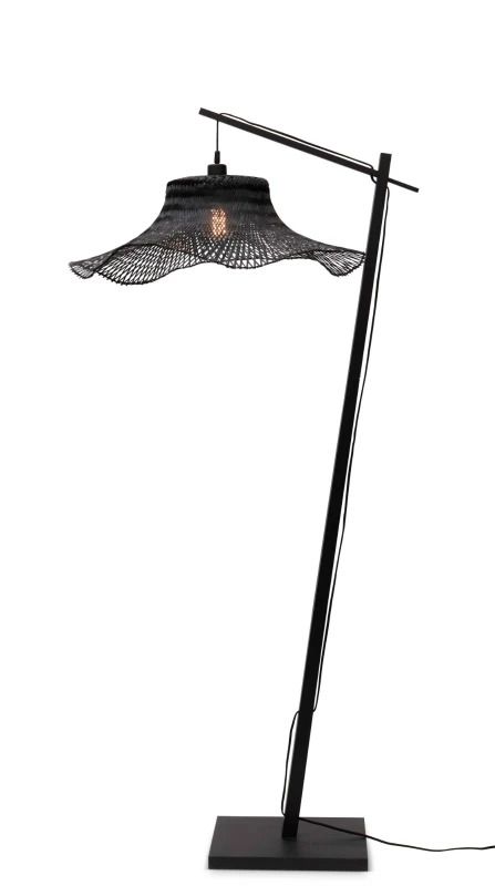 Good&Mojo Bamboe LED Staande Lamp Ibiza | 1X E27 Max 60W | Black