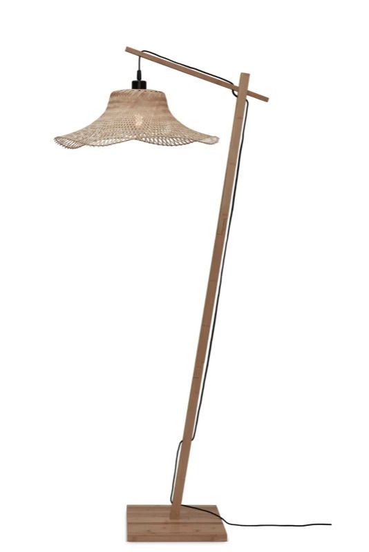 Good&Mojo Bamboe LED Staande Lamp Ibiza | 1X E27 Max 60W | Natural