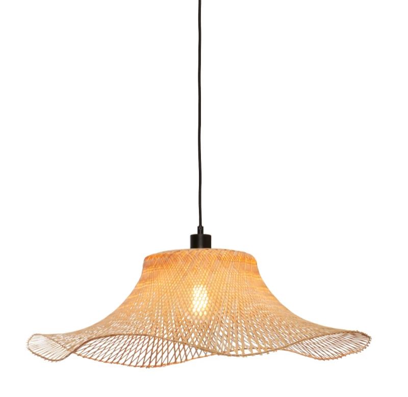 Good&Mojo Bamboe LED Hanglamp Ibiza | 1X E27 Max 60W | Natural