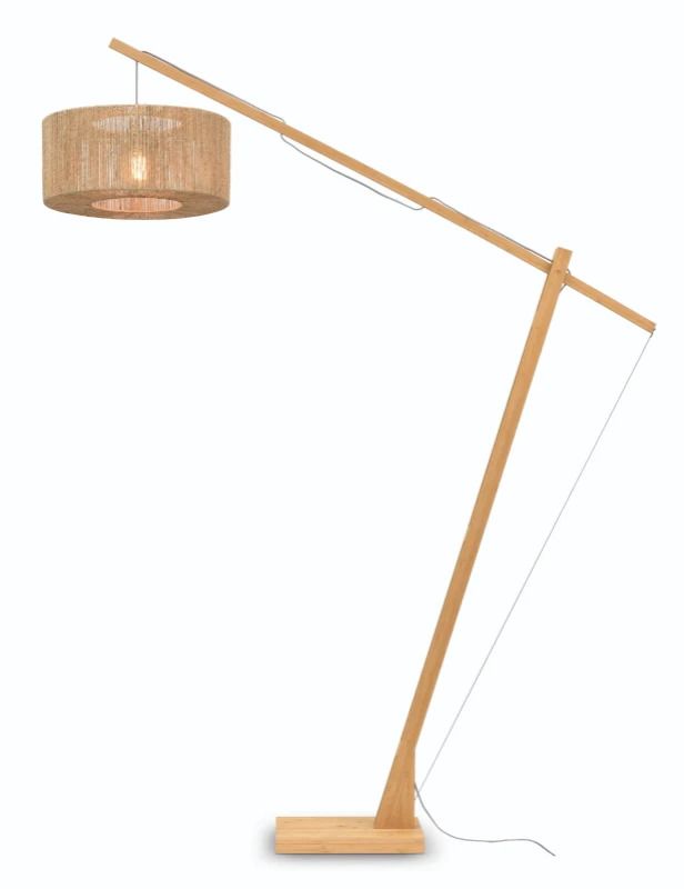 Good&Mojo Bamboe LED Staande Lamp Iguazu | 1X E27 Max 60W | Naturel