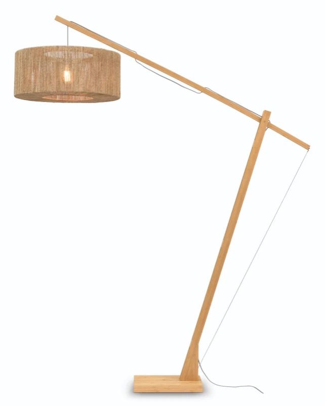 Good&Mojo Bamboe LED Staande Lamp Iguazu | 1X E27 Max 60W | Naturel