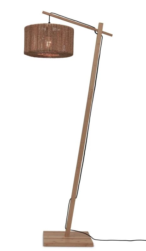 Good&Mojo Bamboe LED Staande Lamp Iguazu | 1X E27 Max 60W | Natural